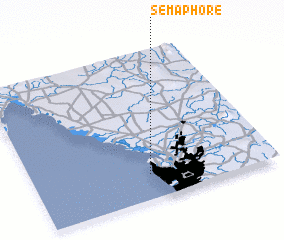 Semaphore (Australia) map - nona.net