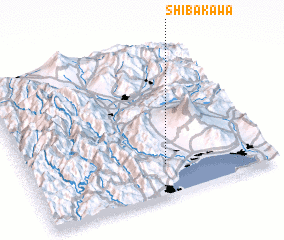 3d view of Shibakawa