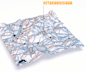 3d view of Kita-karuisawa