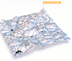 3d view of Uminokuchi