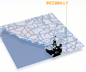 3d view of Piccadilly