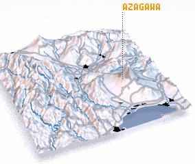 3d view of Azagawa