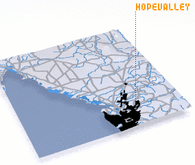 3d view of Hope Valley