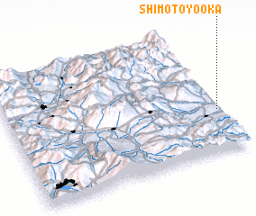 3d view of Shimo-toyooka