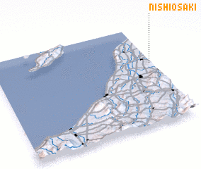 3d view of Nishi-ōsaki