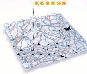 3d view of Higashi-kunisada