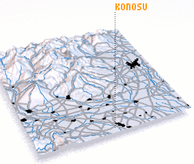 3d view of Kōnosu