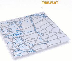 3d view of Teal Flat