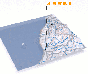 3d view of Shionomachi