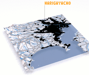 3d view of Harigayachō