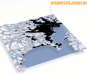 3d view of Minami-senjumachi