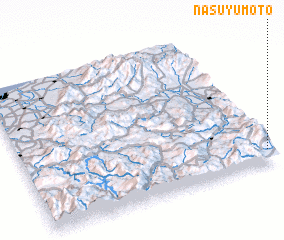 3d view of Nasu-yumoto