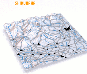 3d view of Shibukawa