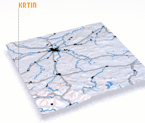 3d view of Krtín