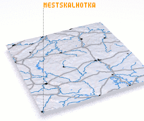 3d view of Městská Lhotka