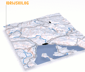 3d view of Idrijski Log