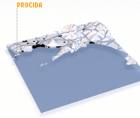 3d view of Procida