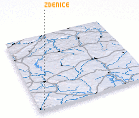 3d view of Zdenice