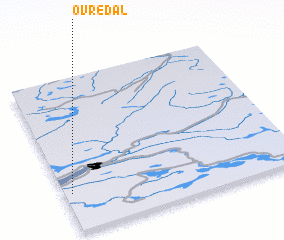 3d view of Øvre Dal