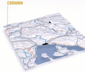 3d view of Črni Vrh