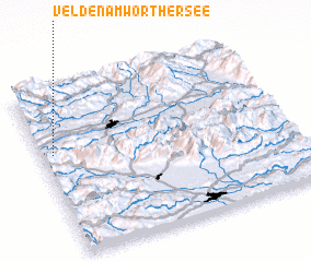 3d view of Velden am Wörthersee