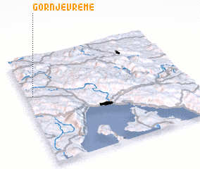 3d view of Gornje Vreme