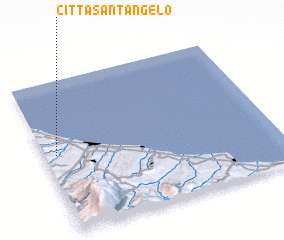 3d view of Città SantʼAngelo