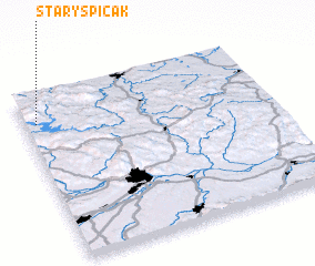 3d view of Starý Špičák