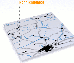 3d view of Horní Kamenice