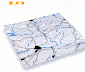 3d view of Malonín