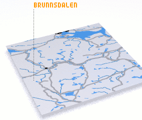 3d view of Brunnsdalen