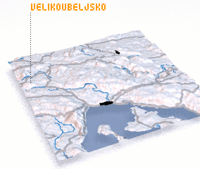 3d view of Veliko Ubeljsko