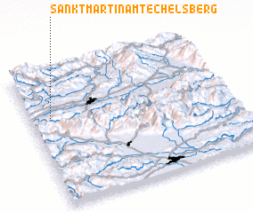 3d view of Sankt Martin am Techelsberg