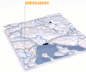 3d view of Gorenja Vas