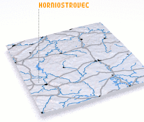 3d view of Horní Ostrovec