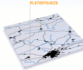 3d view of Pletený Újezd