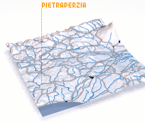 3d view of Pietraperzia