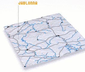 3d view of Jablonná