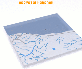 3d view of Qaryat al Ḩanādah