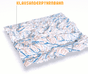 3d view of Klaus an der Pyhrnbahn