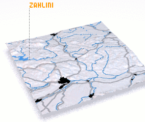 3d view of Záhliní