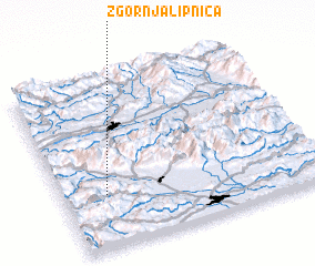 3d view of Zgornja Lipnica