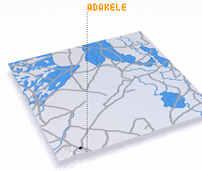 3d view of Adakélé