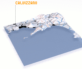 3d view of Calvizzano