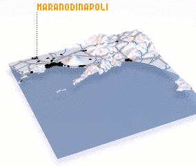 3d view of Marano di Napoli