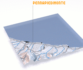 3d view of Pennapiedimonte