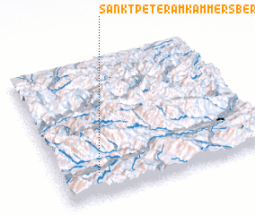 3d view of Sankt Peter am Kammersberg