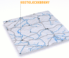 3d view of Kostelecké Břehy