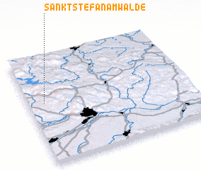 3d view of Sankt Stefan am Walde