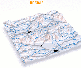 3d view of Mošnje